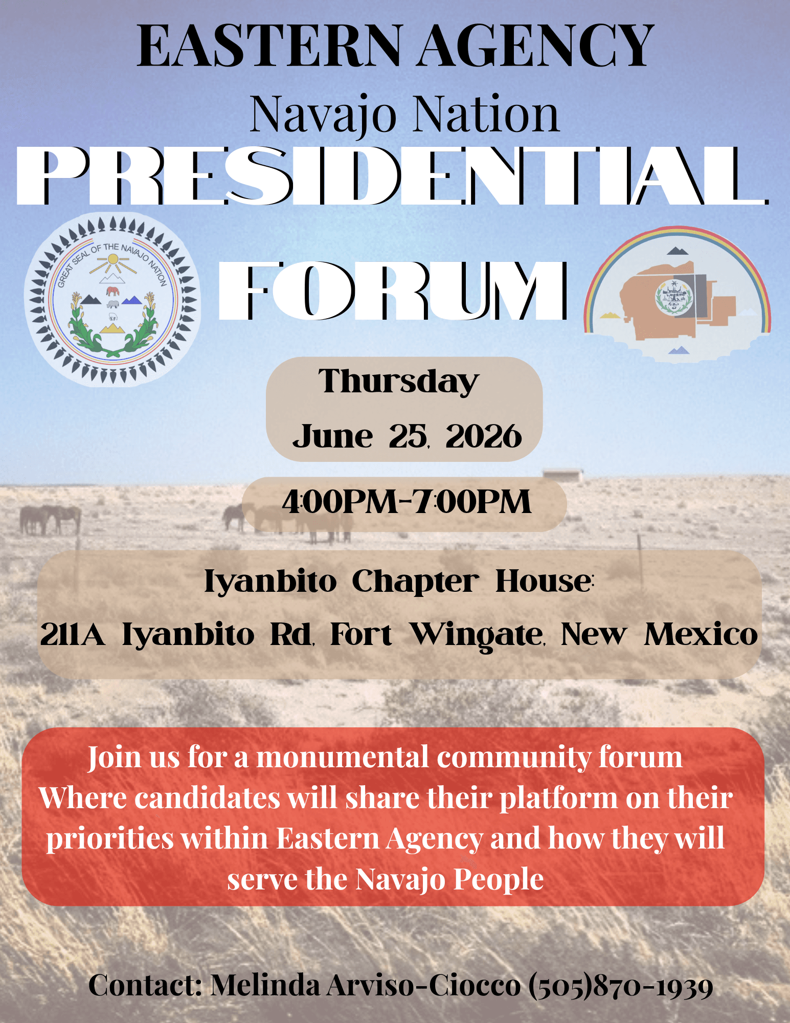 Eastern Agency Presidential Forum